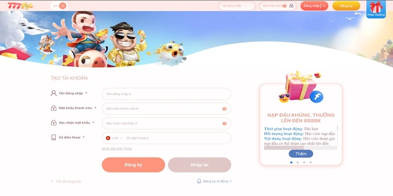 Số lượng tài khoản được đăng ký