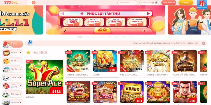 Thời gian phát triển đầu tiên của 777loc