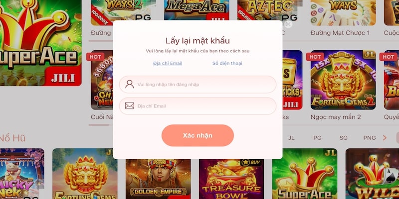 Hướng dẫn lấy lại mật khẩu bằng emailHướng dẫn lấy lại mật khẩu bằng email