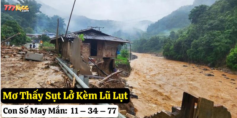 mơ thấy sụt lở