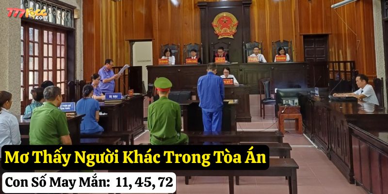 mơ thấy tòa án