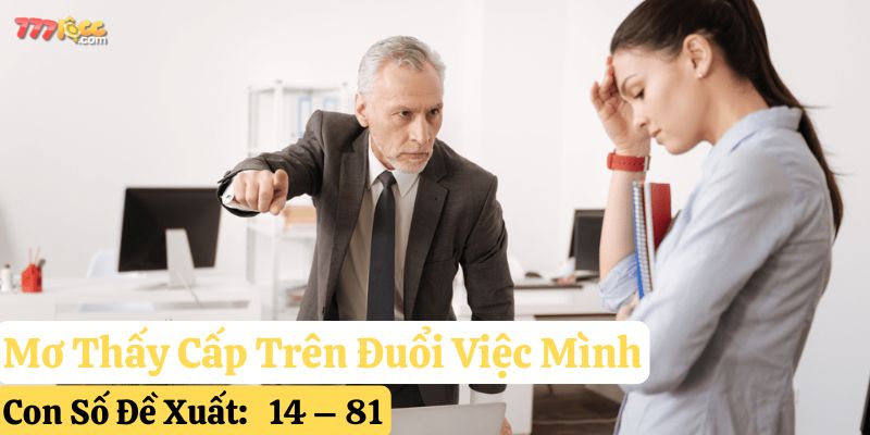 mơ thấy bị đuổi việc