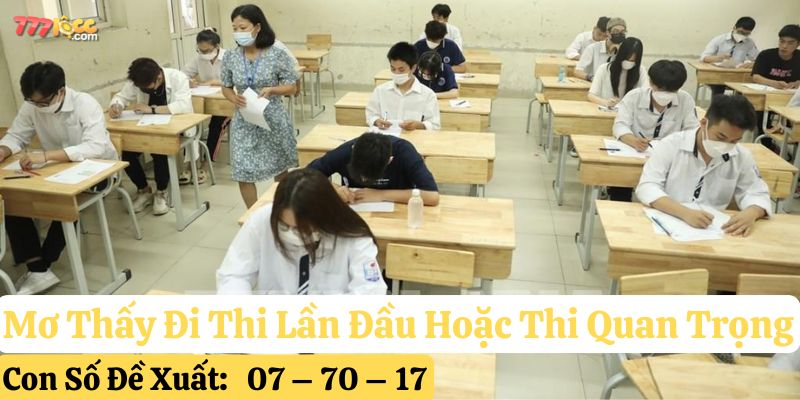 mơ thấy đi thi