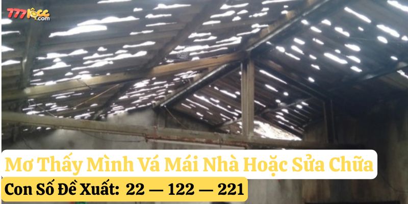 mơ thấy nhà dột