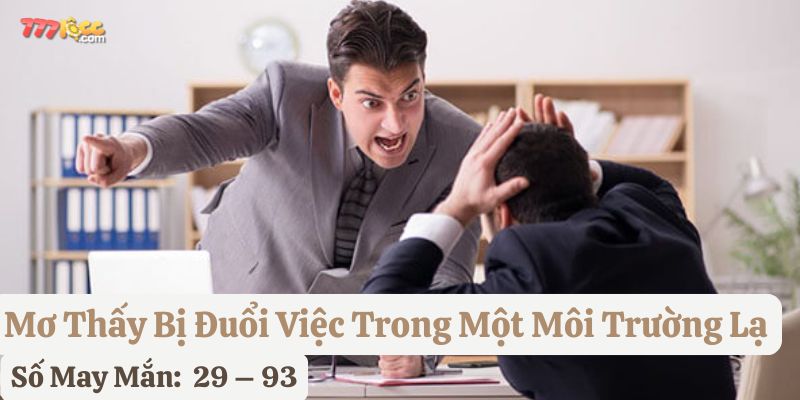 mơ bị đuổi việc