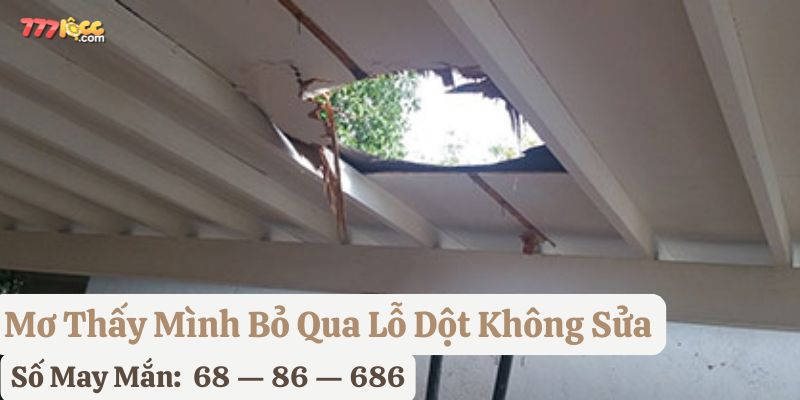 nằm mơ thấy nhà dột