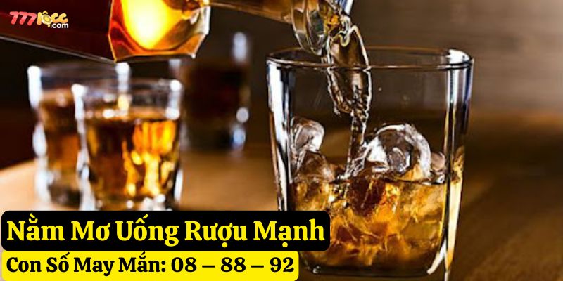 nằm mơ thấy uống rượu