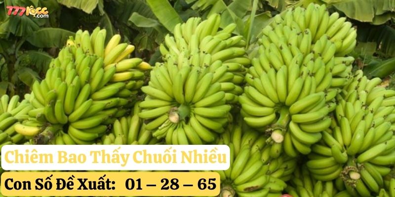 nằm mơ thấy chuối