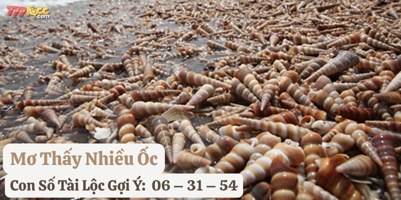 nằm mơ thấy con ốc